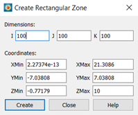 Create Rectangular Zone