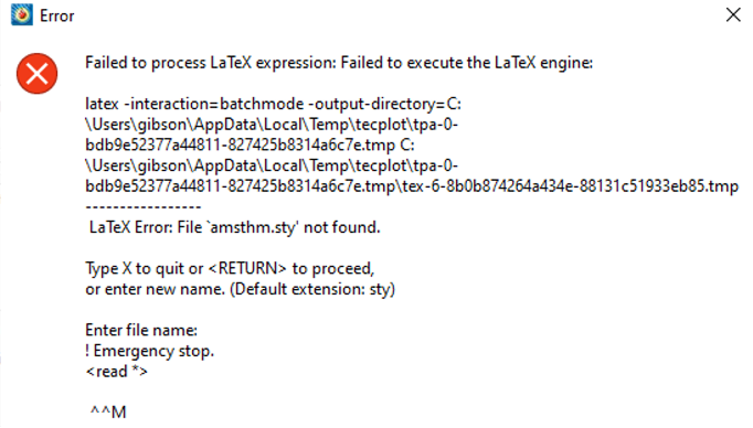 LaTeX support and Troubleshooting with MiKTeX - Tecplot Knowledge Base